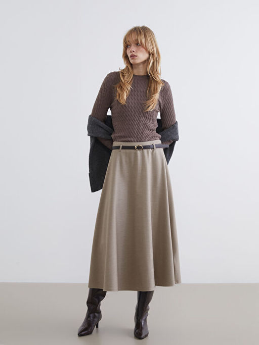 Beli Kemerli Klo? Etek