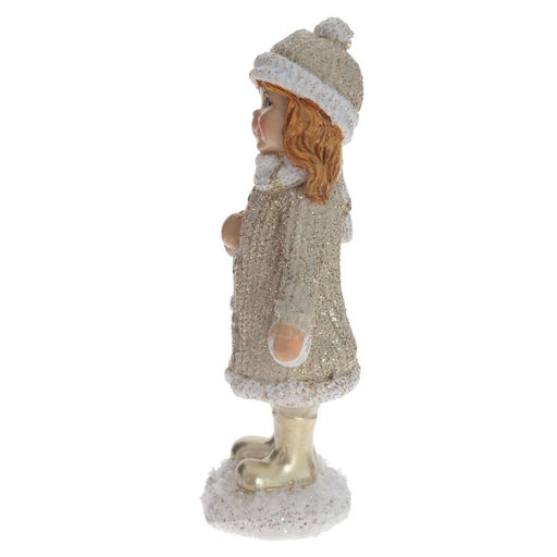 Фигурка декоративная "Мальчик/Девочка", L6 W4 H12,5 см, 2в.
