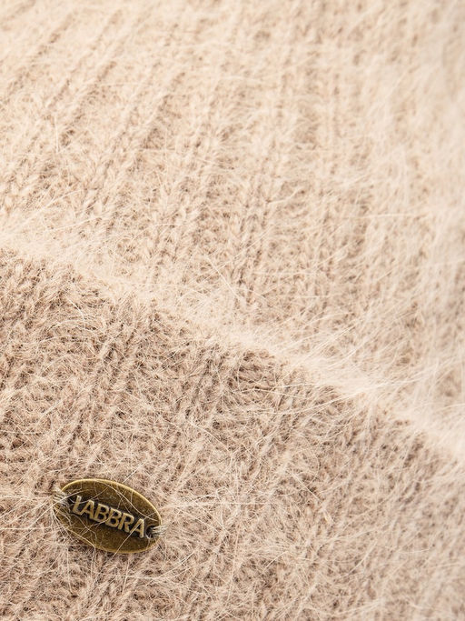 Шапка жен. анг+нейл LB-J44010 d.beige