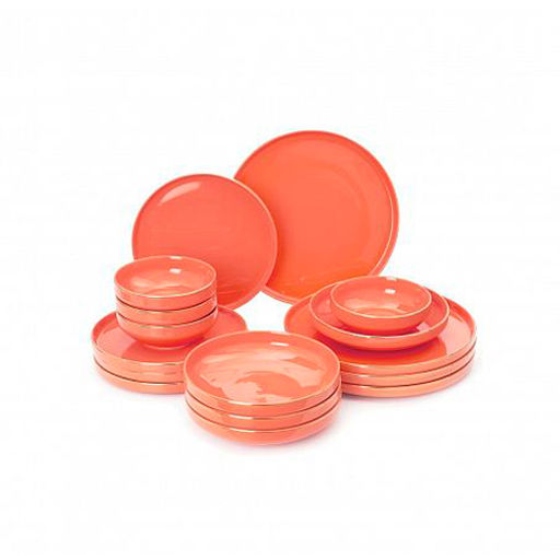 Набор столовый CORAL GOLD 16пр (4 персоны) арт.DM3006 /Люминарк/