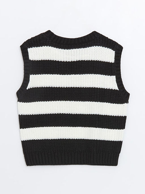 Bisiklet Yaka K?z ?ocuk Triko S?veter - Waikiki фото 2