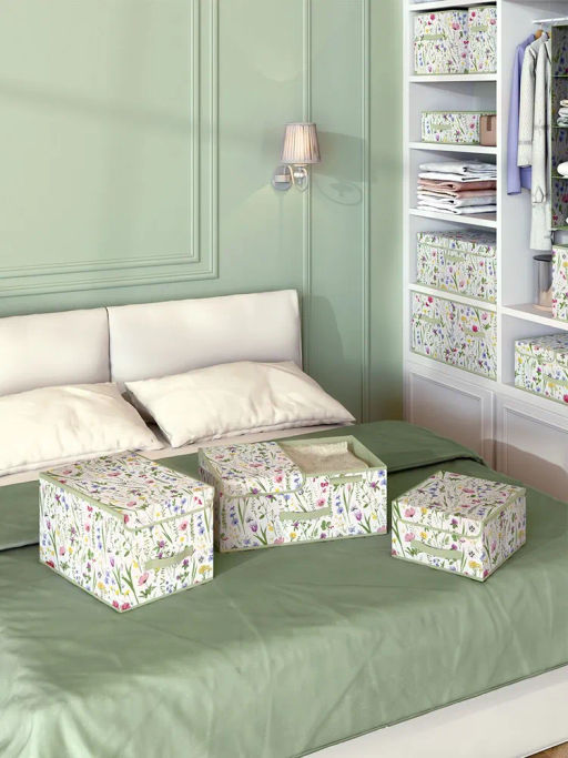 VAL HC-BOX-L2 Короб стеллажный 2-х секционный, 50*30*20 см, HERBARIUM CLOVER, шт