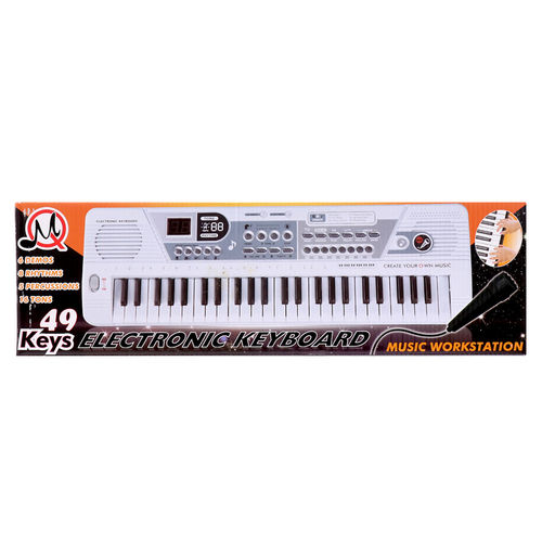 Синтезатор Музыкант с микрофоном, 49 клавиш, работает от сети и от батареек - Simaland фото 11