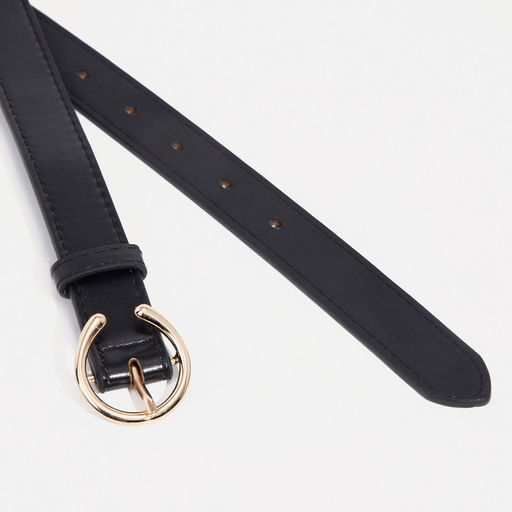 Ремень женский, на затяжке, ширина 3,2 см, цвет чёрный - Simaland фото 2