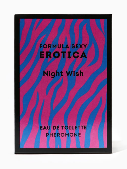 Туалетная вода женская Erotica Night Wish, 100 мл, фрезия, сладкий горошек, жасмин, роза