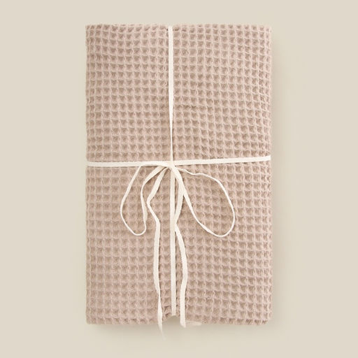 Полотенце вафельное SL HOME: Basic «Саббиа» 90×150 см, хлопок 100%, коричневое