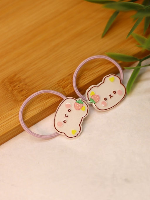 Набор аксессуаров для волос Hand bear, pink, 3 шт. в наборе - I likegift фото 6