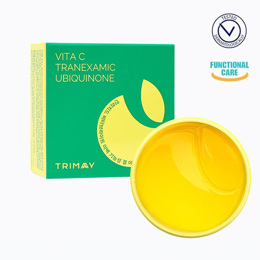 Патчи для век с вит. С, транексамовой кислотой и коэнзимом Q10 TRIMAY (yellow) Enriched Vitabright G  фото 2