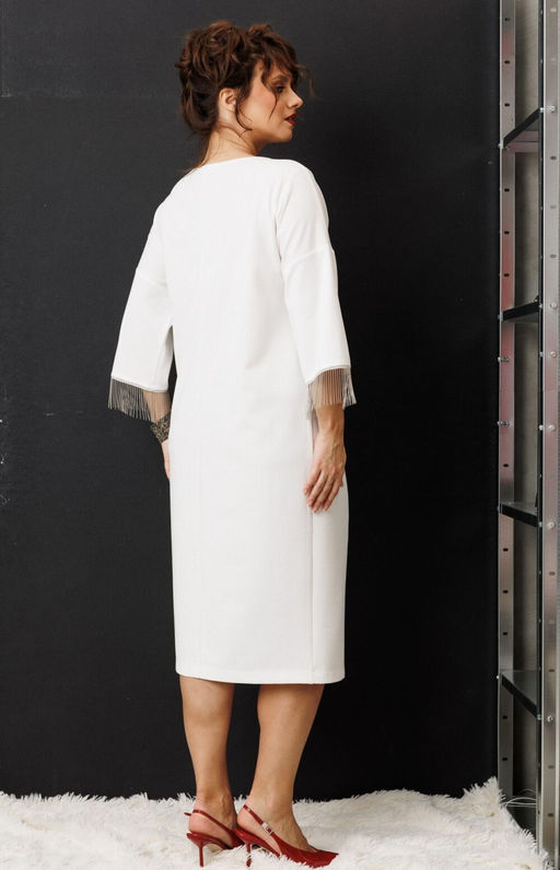 Платье Anastasia 1308 молочный фото 3