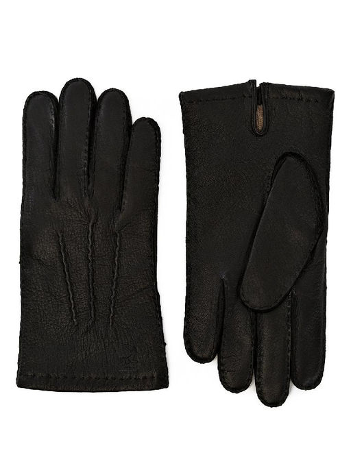 Перчатки мужские н/м мутон HS626 black - Eleganzza фото 7