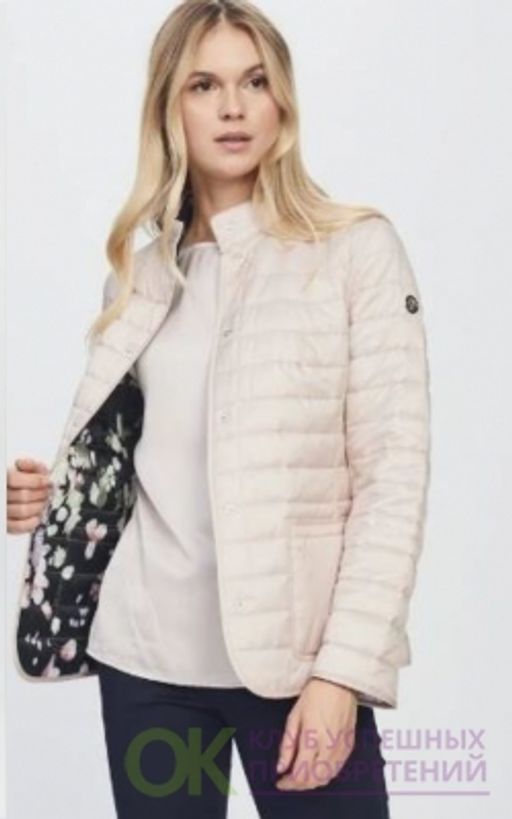 Куртка женская двухсторонняя LS-P003063-RO, 
пудровый принт розы - Steinberg фото 2