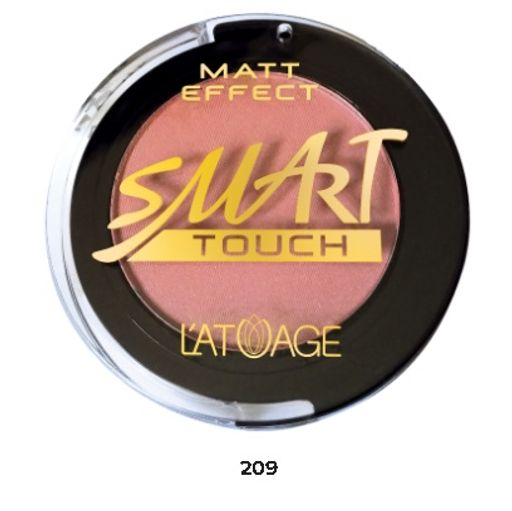 Latuage Румяна компактные SMART TOUCH №209 золотисто-розовый