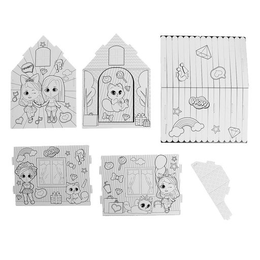 Домик-раскраска Модный домик 3 в 1 - Zabiaka фото 15