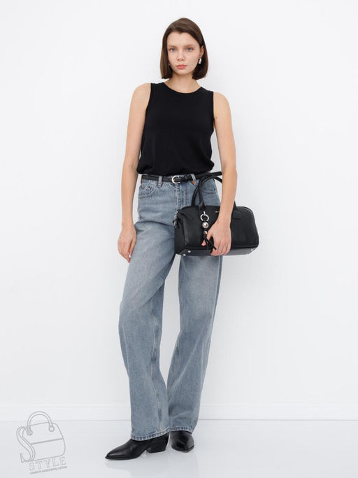 Сумка женская 58400S black Velina Fabbiano-Safenta в Новосибирске