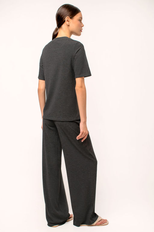 Арт 10401/3 Пижама с брюками 44-52 (5 шт) Цвет:верх-серый, низ-серый - Калинка фото 3