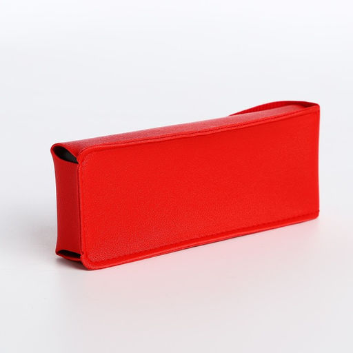 Подарочный набор, ремень с винтом, картхолдер на телефон, обложа для паспорта, футляр для очков, цвет красный - Simaland фото 13