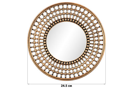 Набор из 3-х интерьерных зеркал, 24,5*24,5*1,5 см с подвесом. пластик - Elan gallery фото 2