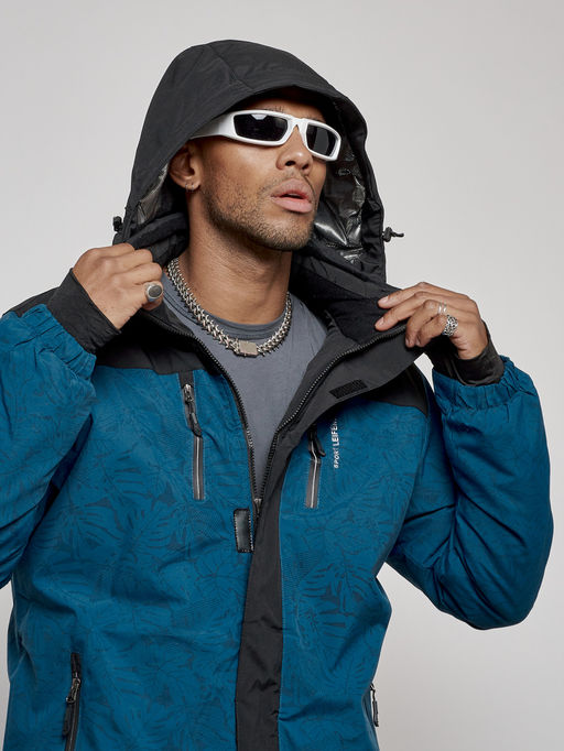 Горнолыжный костюм мужской зимний синего цвета 6321S - Leifensh фото 11