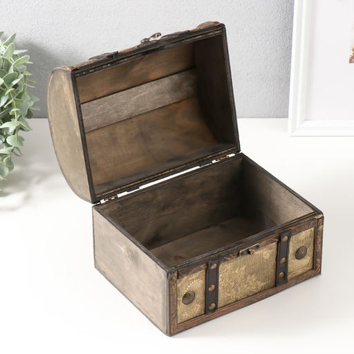 Шкатулка для украшений «Сундук. Делфина», дерево, 20×15×15.5 см