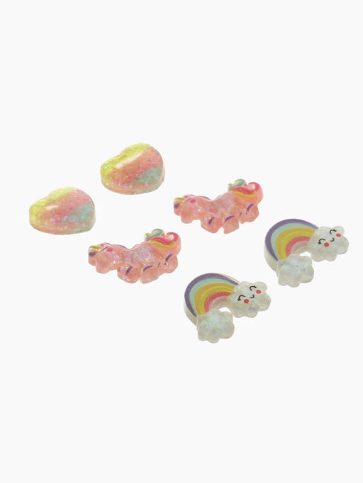 Серьги-клипсы детские на магните Выбражулька «Ассорти», 3 пары