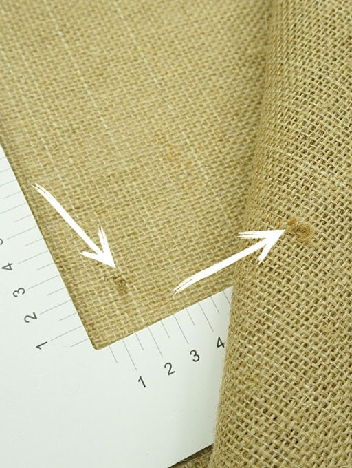 Мешковина повышенной плотности, СОРТ2, ш.1.05м, джут-100%, 370гр/м.кв - Купава фото 3
