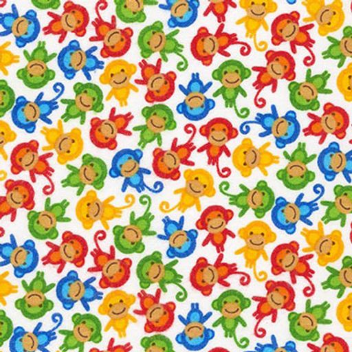 Ткань для пэчворка PEPPY URBAN ZOOLOGIE MINIS FLANNEL ФАСОВКА 50 x 55 см 176 г/кв.м 5 100% хлопок AAKF-15311-286 WILD