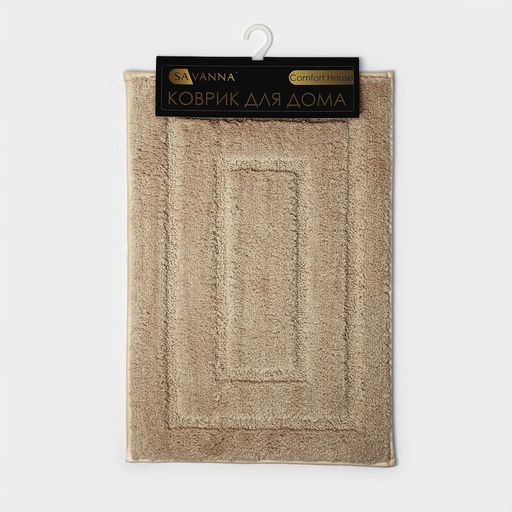 Коврик SAVANNA Мягкость, 40?60 см, бежевый  фото 7
