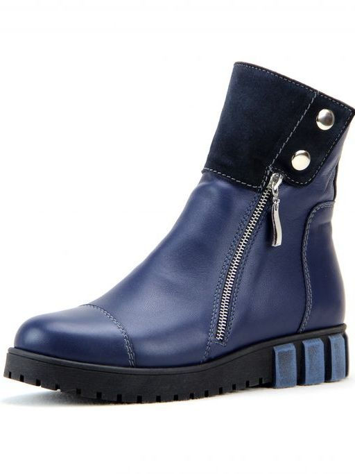 Ботинки EDART 235.astra8.blue/шерсть