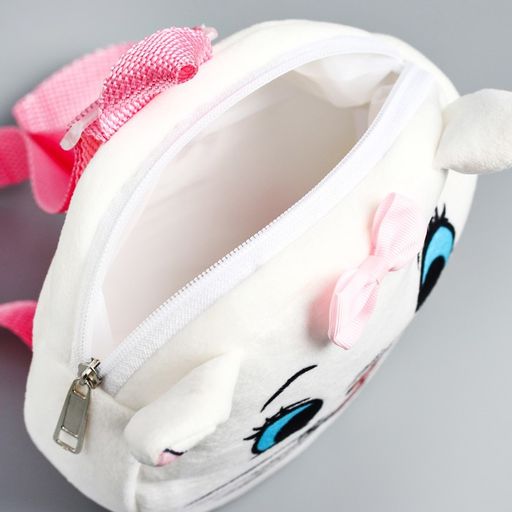 Рюкзак детский плюшевый, 18,5 см х 5 см х 22 см Мари, Коты аристократы - Disney фото 3