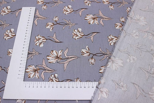 Сатин Калерия, ш.2.35м, хлопок-100%, 120гр/м.кв - Купава фото 3