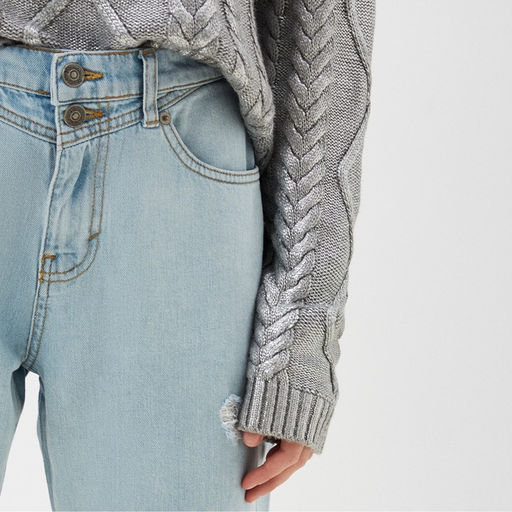 Джинсы женские мом MIST: Denim, размер (33) 52, голубые