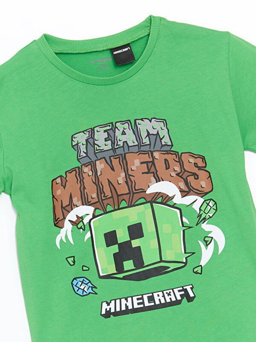 Bisiklet Yaka K?sa Kollu Bask?l? Erkek Bebek Ti??rt - Waikiki фото 2