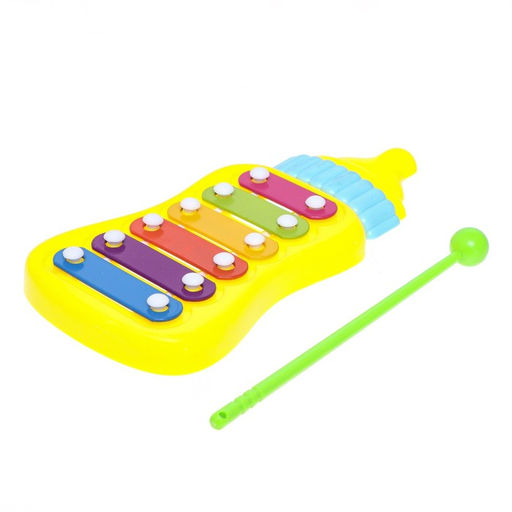 Игрушка музыкальная-металлофон Малышок, цвета МИКС - Simaland фото 3