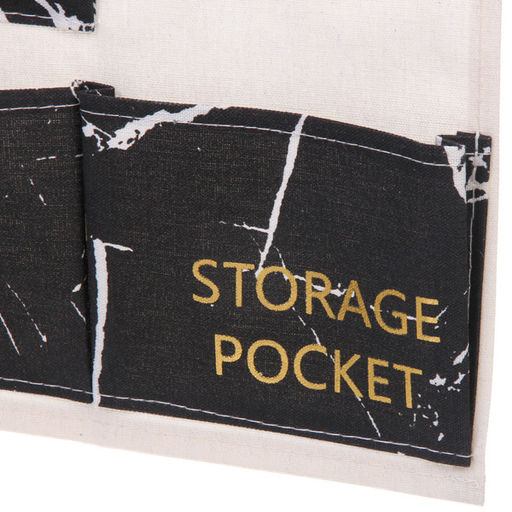 Цена за 2 шт. Карман настенный 3 отделения 3 крючка "ИДЕЯДОМА", цвет черный, 34*30см (лейбл Селфи)