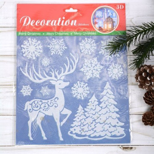 Наклейка новогодняя 26х21 Зимняя сказка / 610-176 /уп 12/600/ - Галеонтрейд фото 2