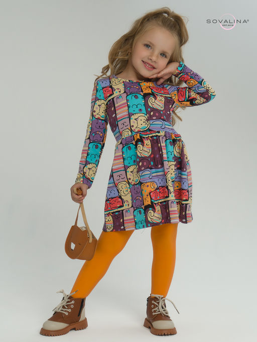 Платье Эля коты в горошек - Sovalina фото 2