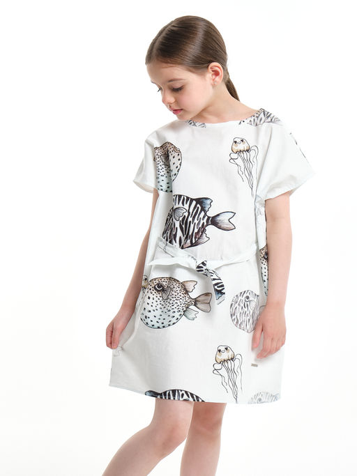 Платье Boho для девочки UD 7926 рыбки - Mini maxi фото 5