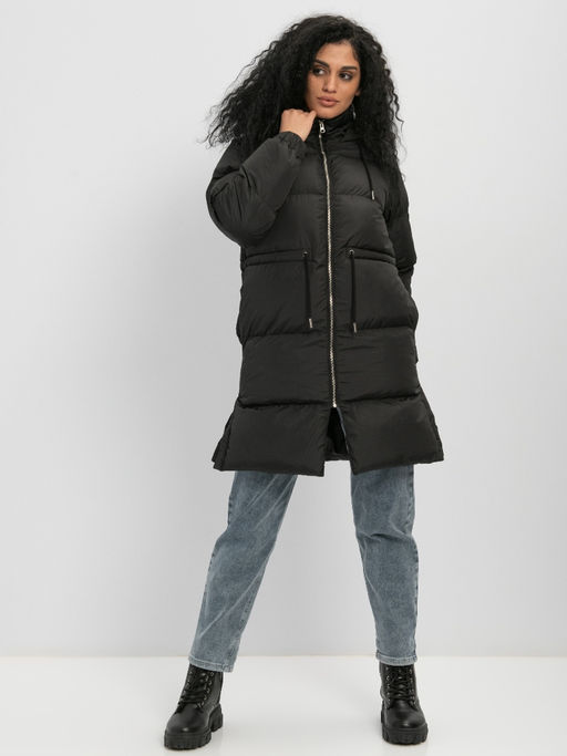 Куртка пуховая Recycled Oversized Longline Puffer Coat / Lee Cooper  фото 2