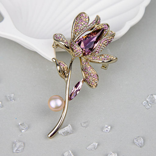 Брошь-подвеска Арт. 3V-4167-Y - MyGemma фото 2