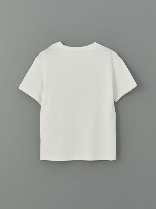 Bisiklet Yaka K?z ?ocuk Ti??rt