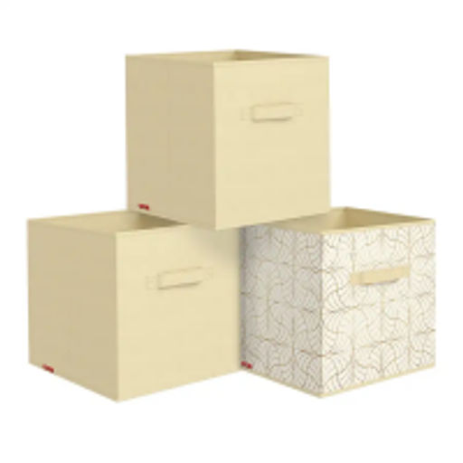 Короба стеллажные, без крышки, 28*28*28 см, набор 3 шт. Valiant  фото 16