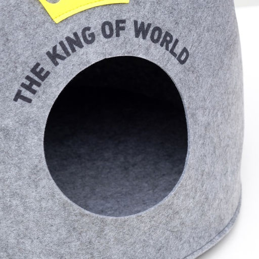 Домик для животных из войлока «Ушастик королевский», 46×46×43 см