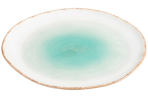 Тарелка обеденная 26,5*26,5*2,5 см Кантри бирюзовая - Elan gallery фото 5