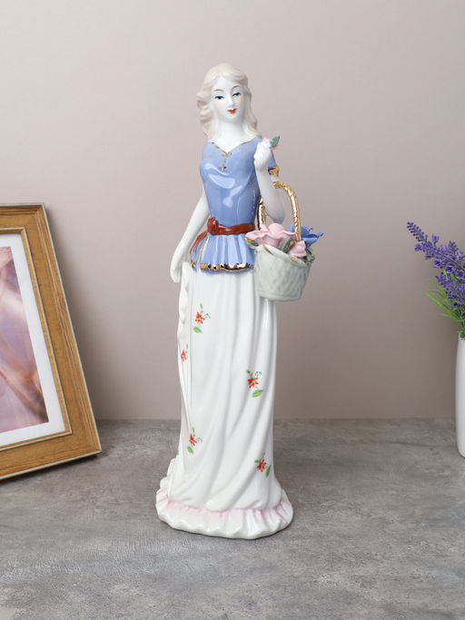 Статуэтка Дама с корзинкой 30 см / XH-0818 /уп 24/ - Галеонтрейд фото 2