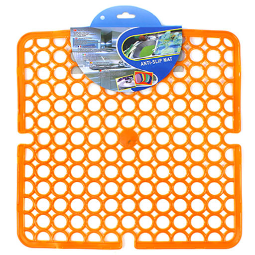 Коврик в раковину 28х28см Решетка ПВХ, цвета микс (Китай) - Домашняя мода фото 2