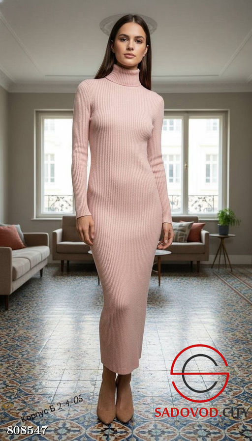 платье женское оверсайз (макси) - Bruno фото 3