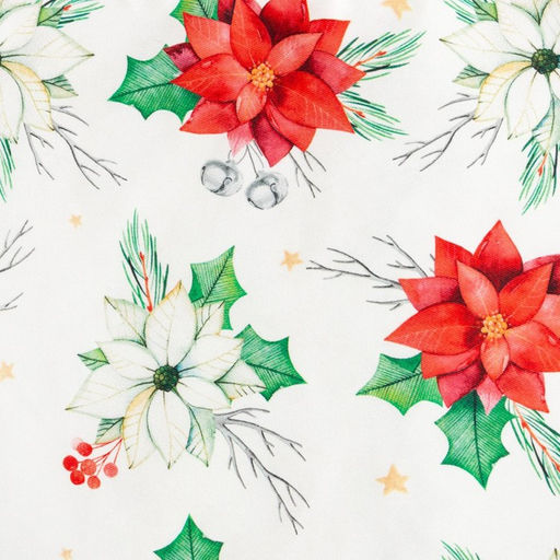 Набор подарочный Этель Christmas red flowers, фартук, полотенце, прихватка  фото 4