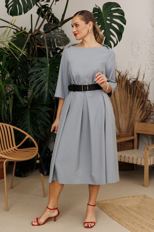 Платье Anastasia 1108.4 светло-серый  фото 5