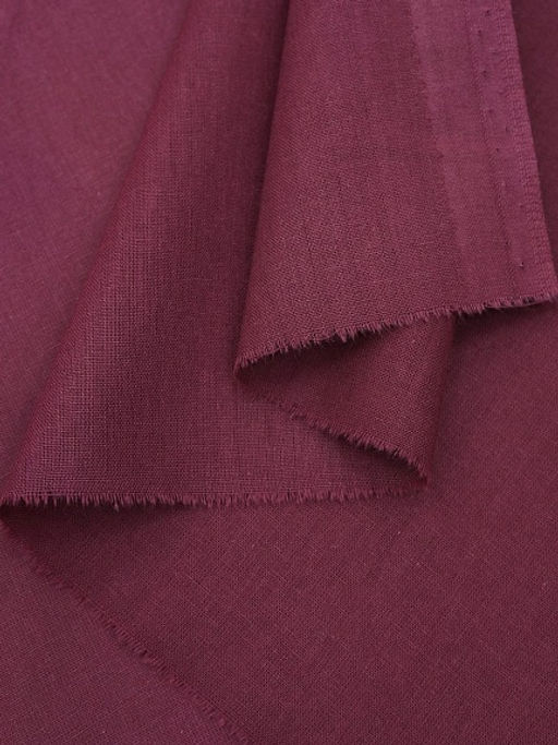 Поплин цв.Малиново-бордовый, ш.2.2м, хлопок-100%, 110гр/м.кв - Купава фото 3