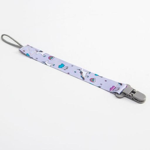 Держатель для соски - пустышки Крошка Я «Единороги», на ленте